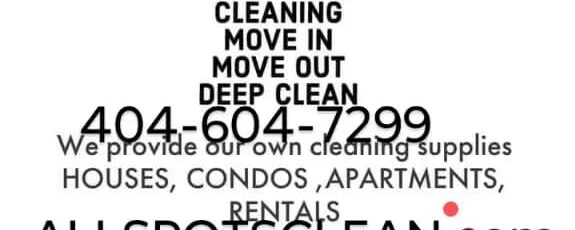 All Spots Clean Text or Cal for quote 404-604-7299